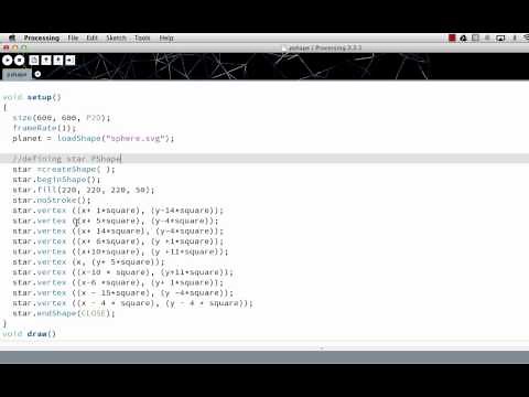 Processing: PShape part 2