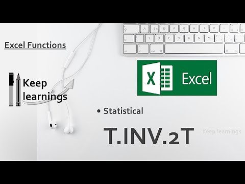 Excel T INV 2T Function