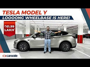 EXCLUSIVE! 6-seater Tesla Model Y L Walkaround | Third Row Space, Features, and Range Detailed
