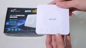 Portable 4G LTE WiFi 6 Router with Micro SIM Slot and Type-C Power for Mobile Internet