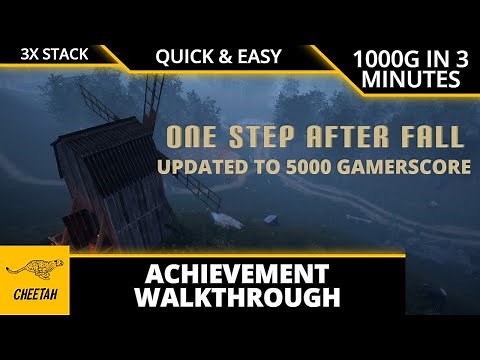 One Step After Fall - UPDATED TO 5000G! Achievement Walkthrough (1000G IN 3 MINUTES)