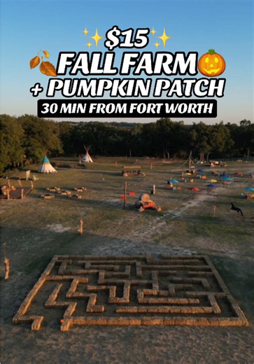 ✨🎃 $15 FALL FESTIVAL ON FAMILY-OWNED FARM WITH TONS OF ACTIVITIES FOR THE KIDS 🚜 // OPENS 10/9 👉30 MIN OUTSIDE FORT WORTH 🐴✨ #FortWorhLoveList // Ruby Creek Family Farm has an activity-filled fall festival pumpkin patch open thru November 8th located just 30 minutes outside of Fort Worth. 🎃 🎟️ADMISSION ➡️ $15 per person, free for kids 2 and under. Free parking. 🚘 ➡️SEASON PASSES // $129 for up to 6 family members includes complimentary hay rides. ⏰ OPEN// 10/9-11/15 Fridays 10a-3p Saturda