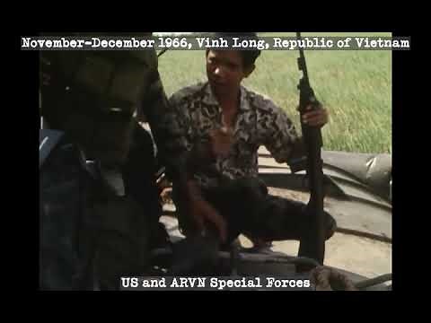US Army and ARVN Special Forces, Vinh Long, Republic of Vietnam, Late-1966, Vietnam War Documentary