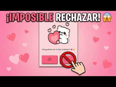 Your crush WON'T be able to say NO with this code! (HTML, CSS and JS) 😱💘