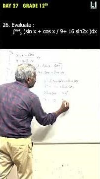 Day 27 - Grade 12th | Integrals #12thclass #12thmaths #integrals