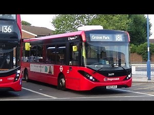 Full Route Visual | Stagecoach London Route 181: Grove Park - Lewisham Station | 36699 (SN67XCC)