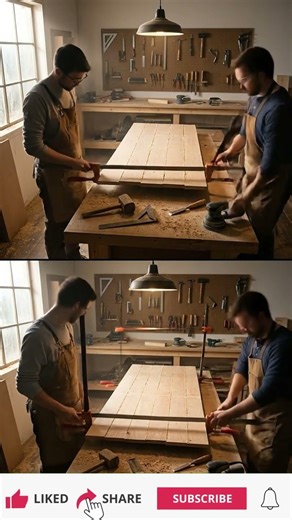 Handmade Wooden Table Build | Classic Carpenter Workshop Timelapse