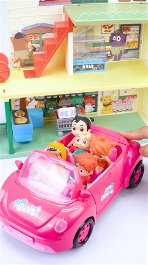 Satisfying with Unboxing Cocomelon and Pink Family Party Car | Cute ASMR Review Toy Fun Video