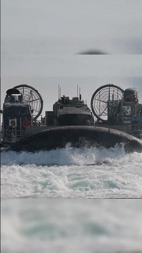 US Navy’s New LCAC 114 Is INSANE #shorts #military