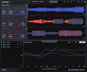 Analyseur ou outil de visualisation Mastering The Mix Expose 2