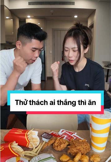 Ai thắng thì ăn - Phiên bản thổi nến =))))) 🤣 #jesseandkeira | mcdonald's