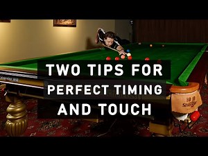 Cue Action: TIMING and TOUCH | Snooker Tutorial for Beginners