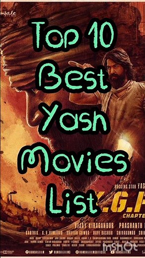 top 10 Yash movies list #. 2026