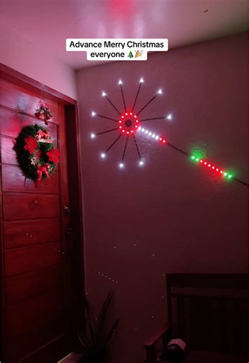 Solar-Powered Christmas Light Fireworks Show