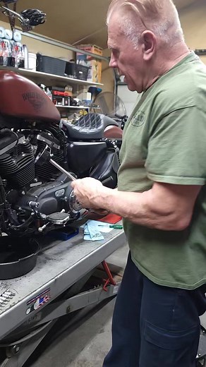 Oil filter tool for your Harley Davidson. Check er out. #harleydavidson #motorcycleshop #bikerepair #motorcyclemechanic #motorcyclesoftiktok