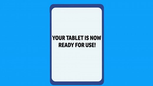 Here’s a quick tutorial on how to set up your new tablet 🛠️ The set up is fast and easy! Enjoy your FREE high-speed internet on your brand new tablet!