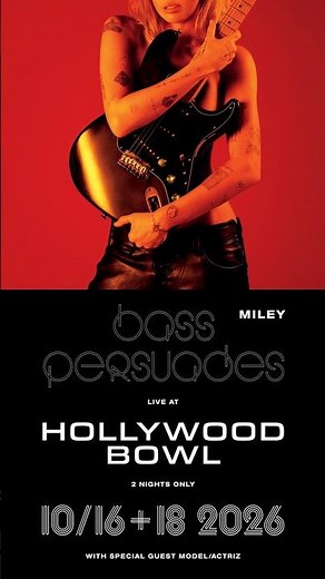 Teaser for Miley Cyrus’ new album ‘BASS PERSUADES.’Out September 18th.