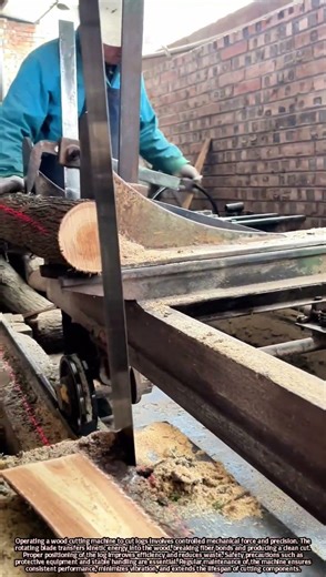 Scientific Principles of Cutting Logs Using a Wood Cutting Machine