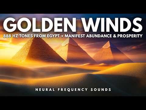 888 Hz 🌅 Golden Desert Awakening • Egyptian Tones for Abundance Mindset | Meditation Music