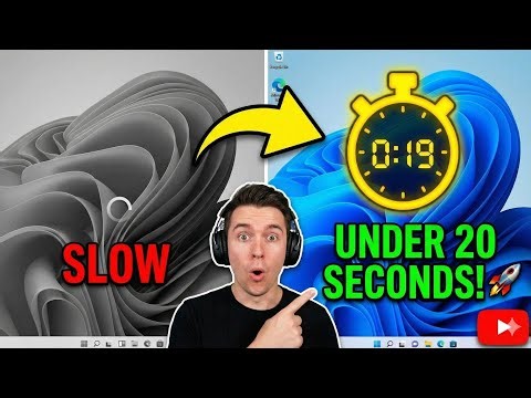Speed Up Windows 11 Under 20 Seconds (Instant Boot Fix)