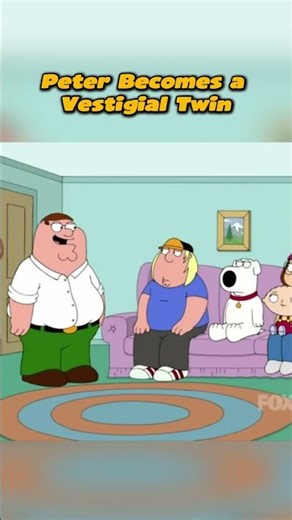 Peter becomes a vestigial twin #familyguy #patrickwjgriffin #familyguypetergriffin #funny