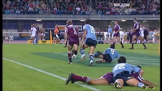 Game 2, 2002 - State of Origin Highlights 🎥 Allan Langer goes head-to-head with Andrew Johns in Game 2 of the 2002 State of Origin series! 🔴🔵 | NRL