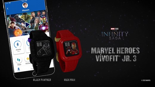 5.6K views · 45 reactions | Introducing Marvel Heroes vivofit jr. 3!...