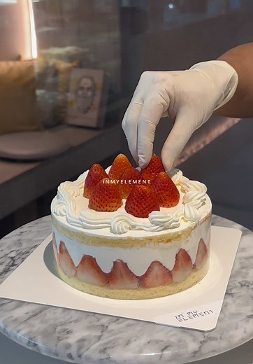 Korean Vanilla Strawberry Shortcake Recipe