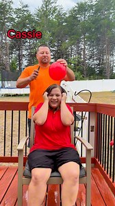 Don’t choose the wrong balloon 😳 one balloon is filled with air and the other filled with water! | Cassie Hollister