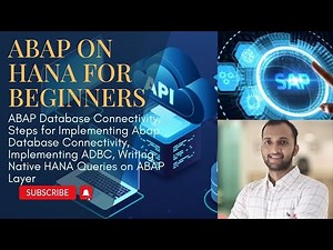 27. ABAP Database Connectivity, Steps for Implementing ADBC, Implementing ADBC