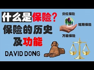 保险是什么？保险的历史？一个小故事带你了解几种保险功能及保险公司3大盈利来源 “盘子的故事” | David科普