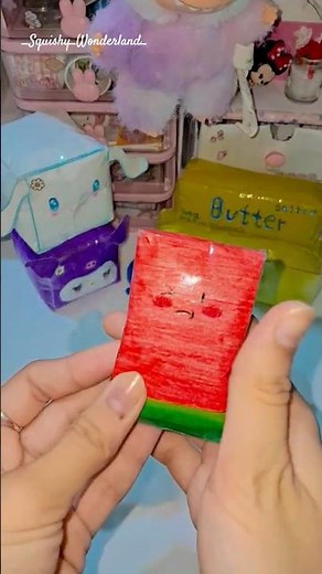 How to make a box squishy in 30 seconds for beginners✨🎀