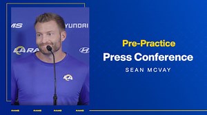 Sean McVay on Falcons offense, getting Allen Robinson II more involved