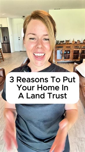 Meredith Silk on Instagram: "3 Reasons to Put Your Home in a Land Trust 👀 1️⃣ Privacy Your name comes off public records. The trust owns the home — not you — so strangers, lawsuits, and random searches can’t easily track what you own. 2️⃣ Asset Protection Liens and judgments against you don’t automatically attach to property held in a land trust. It adds a layer of protection most homeowners don’t even know exists. 3️⃣ Easy Transfer You can transfer ownership by assigning the trust — no new dee