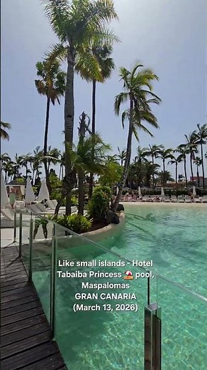 Like small islands - Hotel Tabaiba Princess ⛱️ pool, MaspalomasGRAN CANARIA #GranCanaria