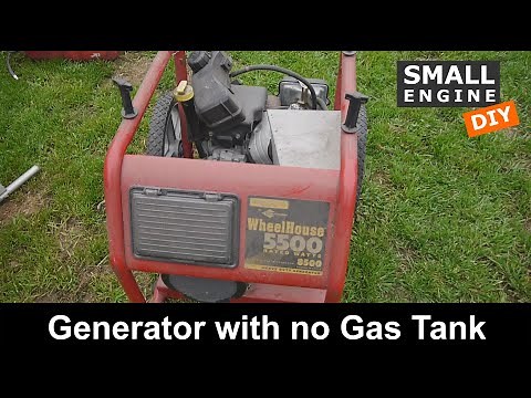 Wheelhouse 5500 Watt Generator, dusty and no Gas Tank