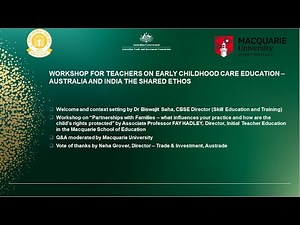 Capacity Building program for Teachers on Early Childhood Care and Education