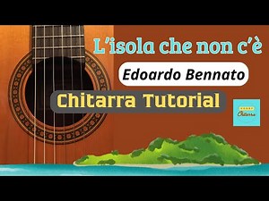 Neverland - E. Bennato - GUITAR tutorial with PDF lyrics and chords
