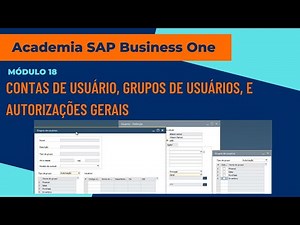 Module 18 in practice: User Accounts, User Groups, General Authorizations in SAP B1 - Part 1