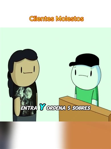 Clientes Molestos 02 #animator #comedy #story #storytime #animatic #memes #ANIMATION #animacion #CARTOON #Humor #Comedia #VideosGraciosos #DibujosAnimados #ParaTi #FYP #comedia #comics