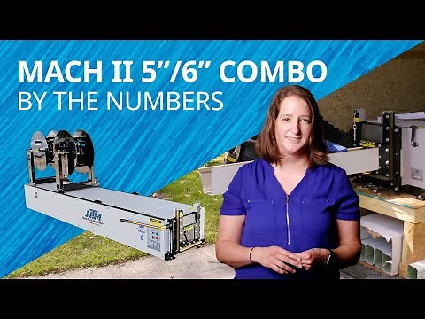 MACH II™ 5"/6" Combo Seamless Gutter Machine Specifications