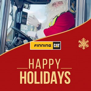 Happy holidays! Wishing everyone a safe and prosperous holiday season and New Year. | Finning Canada