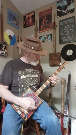 Rocking 3 String Cigar Box Guitar