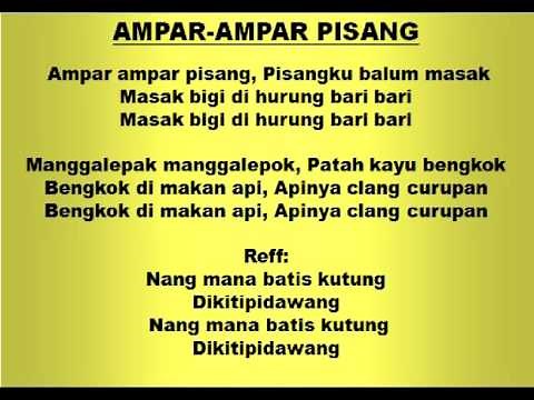 AMPAR AMPAR PISANG - Lagu dan Tari Nusantara - Lagu Anak