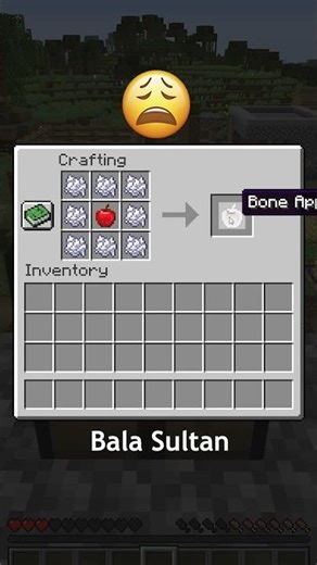 Craftable Bone Apple in Minecraft
