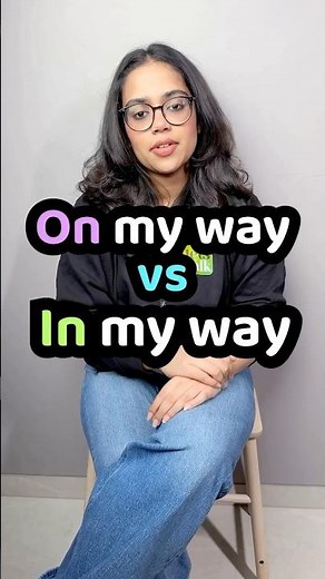 Difference between - In the way & On the way | Confusing English Prepositions | English Grammar