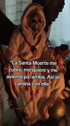 De la Santa Muerte muchos hablan y poco conocen, más que una entidad de "brujería", la Santa Muerte es una conexión con nosotros mismos, el entender que todo tiene un ciclo, y mi Santísima nos lleva de la mano para comprenderlo #lealtadsantamuerte #santamuerte #feenlasantamuerte #santamuerteoraciones #santamuertemensajes | Pyréa Martignon