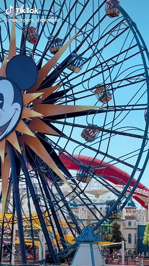 Disneyland Ferris Wheel with Swinging Carts