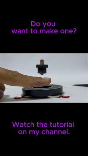 My Levitron Levitating spinning top #magnet #magic #levitation #science #shorts #cool #spinning
