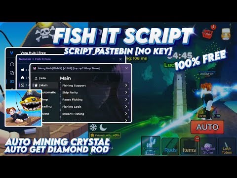 Best FISH IT Script | Auto Crystal,Auto Pirate [NO KEY] Free